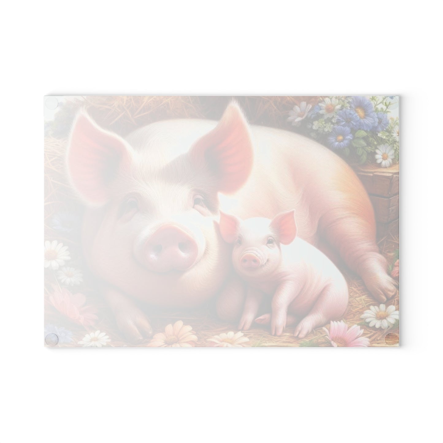 Tabla de cortar de cerdo, amantes de los animales, decoración de granja, accesorios de cocina, regalo único, tabla de charcutería, tabla de cortar personalizada, cocinas de cerdo