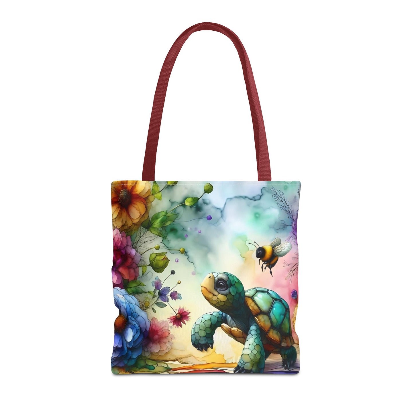 Bolsa de mano - Diseño de tortugas coloridas