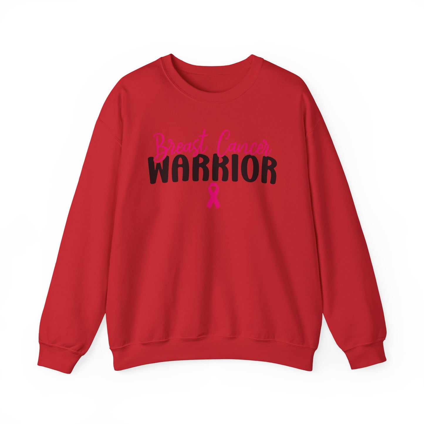 🎀💪 Breast Cancer Warrior Sweatshirt – Survivor Strength & Awareness Crewneck
