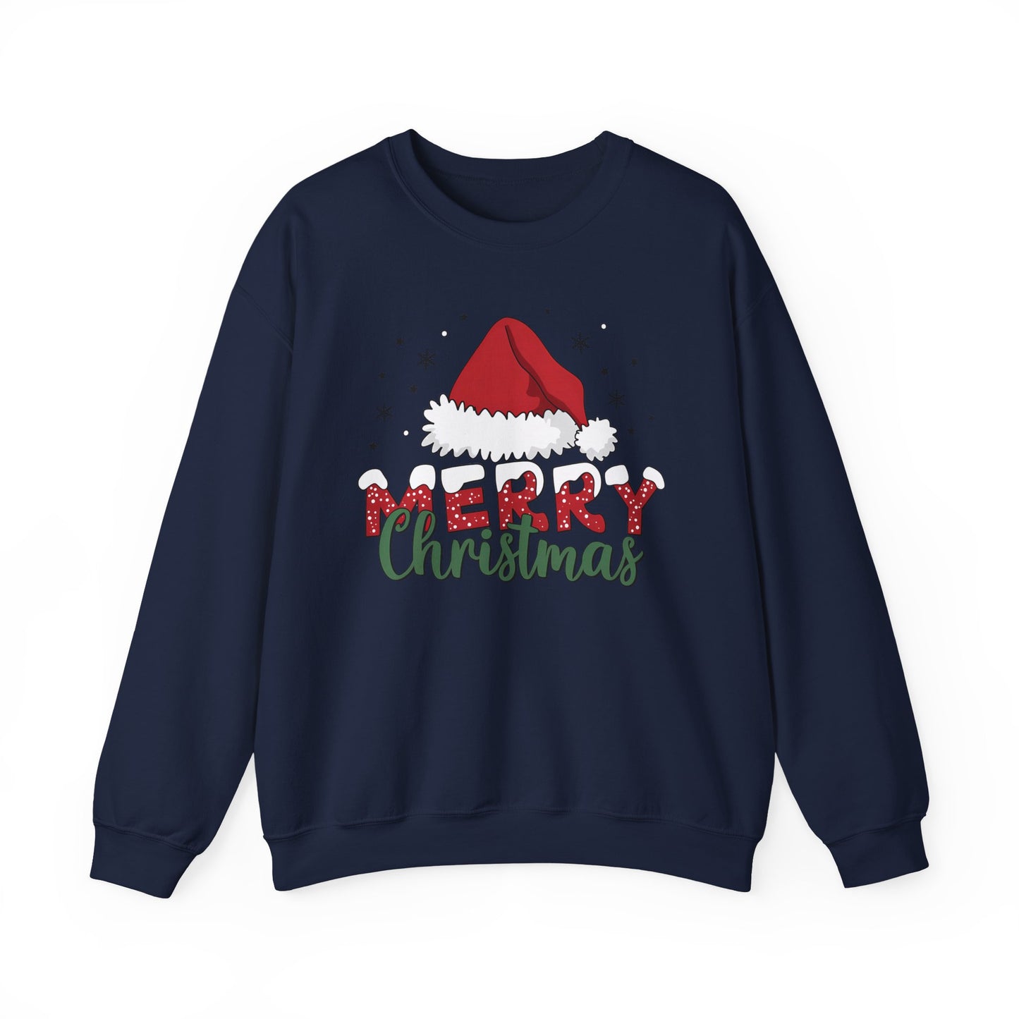 🎅✨ Merry Christmas Santa Hat Sweatshirt – Classic Festive Holiday Style