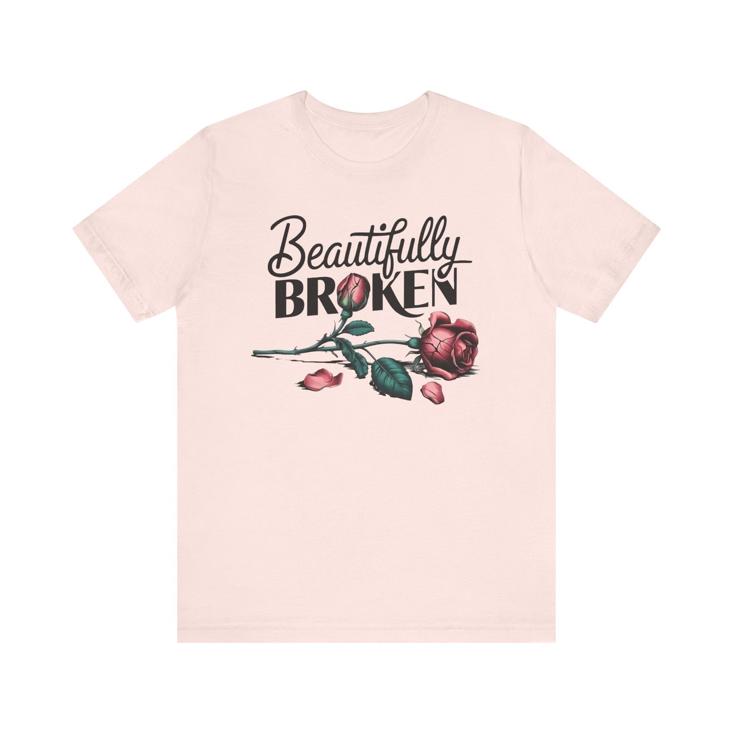 Camiseta Rosa “Beautifully Broken”: una camiseta empoderante con una elegancia suave
