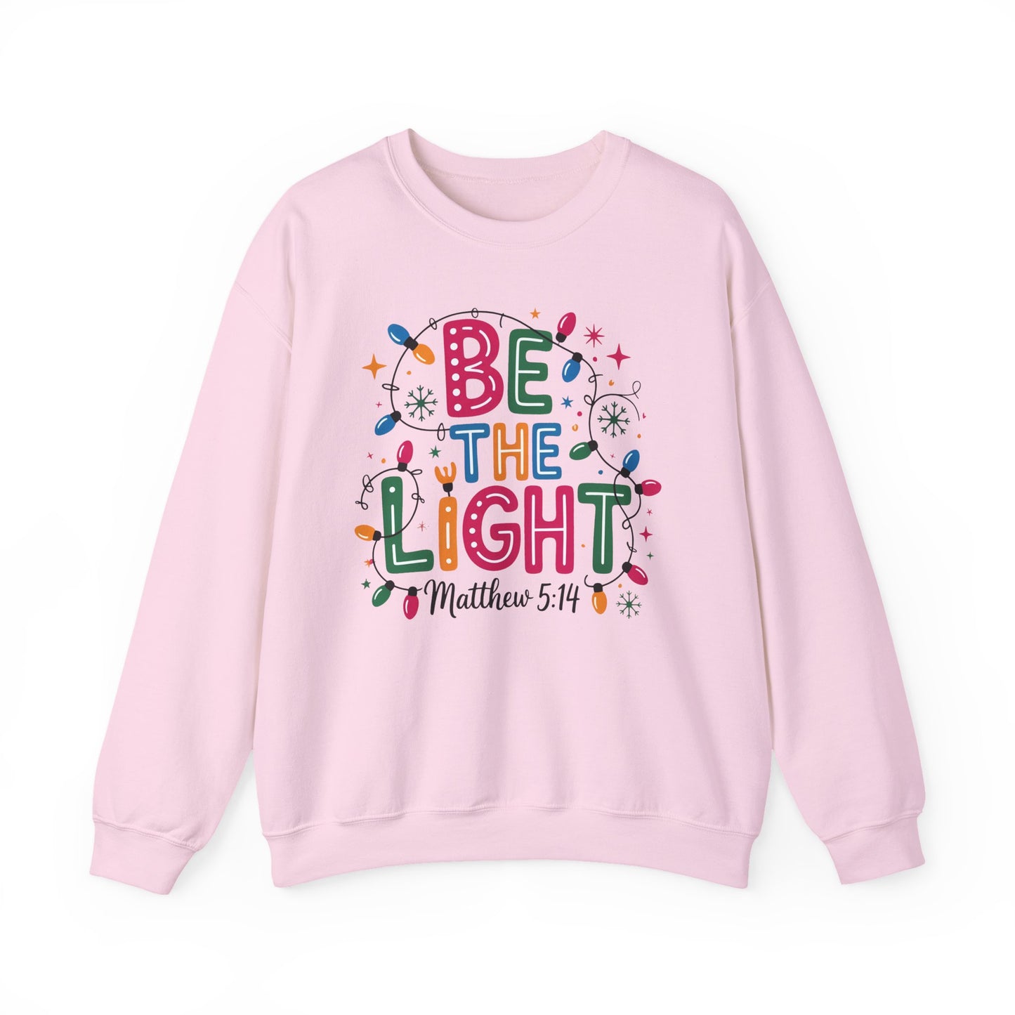 ✨🕯️ Be The Light – Matthew 5:14 Sweatshirt 🌟🎄