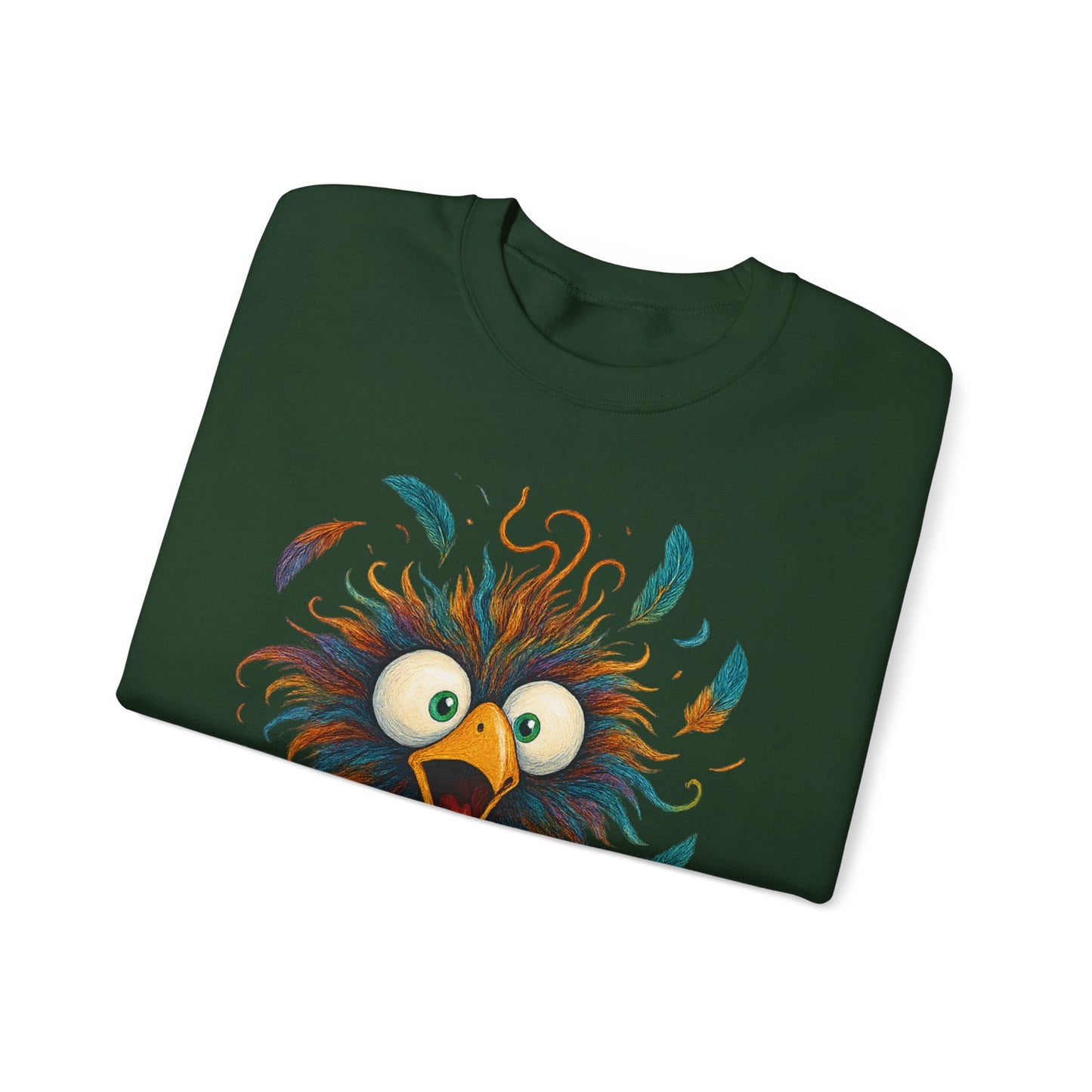 🍂🪽 F.CAW.F Funny Bird Sweatshirt – Quirky Fowl Humor for Everyday Laughs