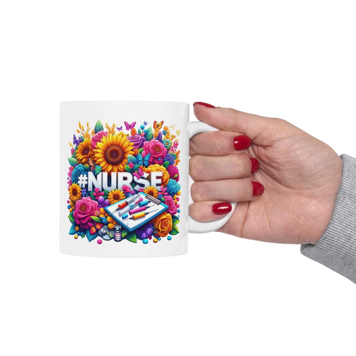 Nurse Coffee Mug, Nurse Gift, Healthcare Mug, Nursing Mug, Nurse Appreciation, Nurse Cup, Nurse Office Decor, Medical Mug, Gift for Her, Mug