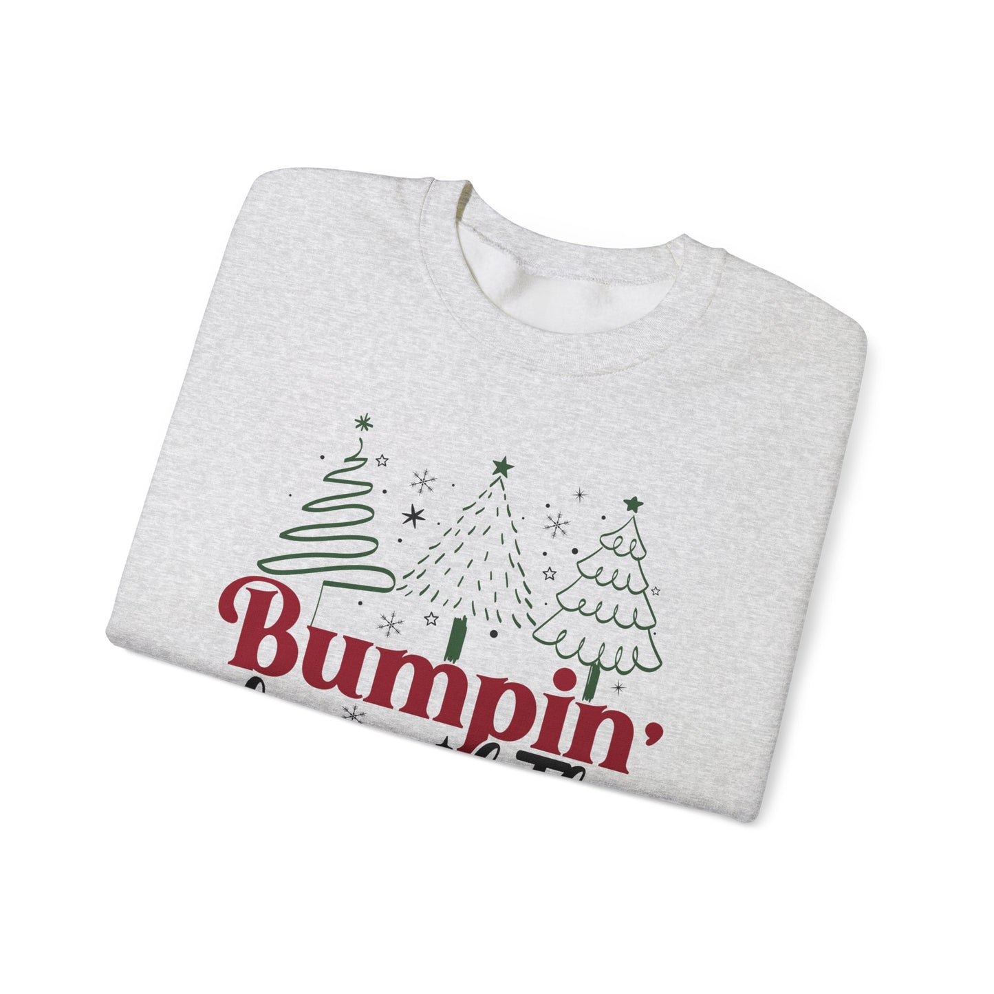 🎄👶 Bumpin’ Around the Christmas Tree Sweatshirt – Cute Holiday Maternity Top ❤️