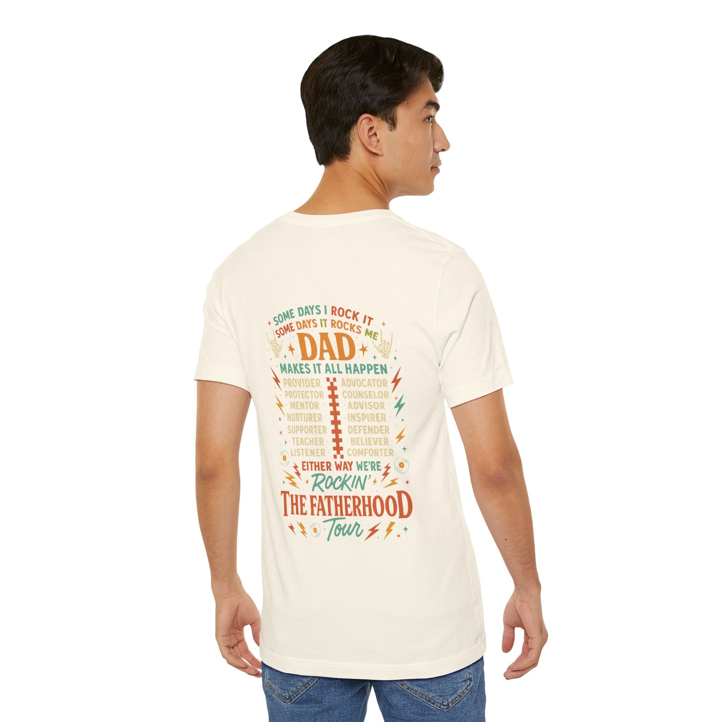🎤 DAD TOUR – Camiseta divertida para papá inspirada en un concierto