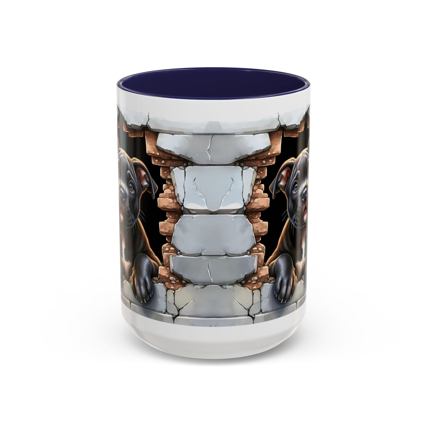 🐶☕ Pit Bull Puppy Accent Mug – Cute Breakthrough Pup Design ✨