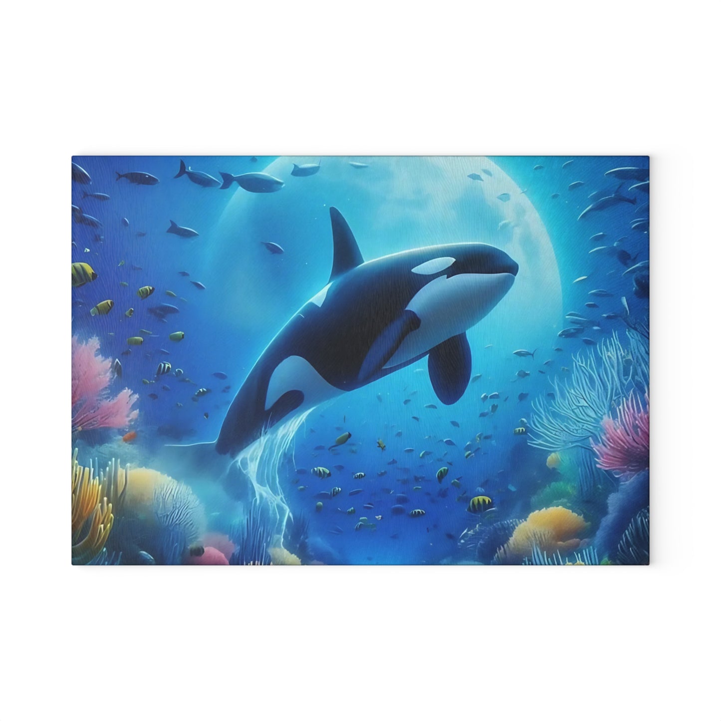 🐋 Ocean Majesty Orca Cutting Board – Underwater Wonder for Your Kitchen 🌊