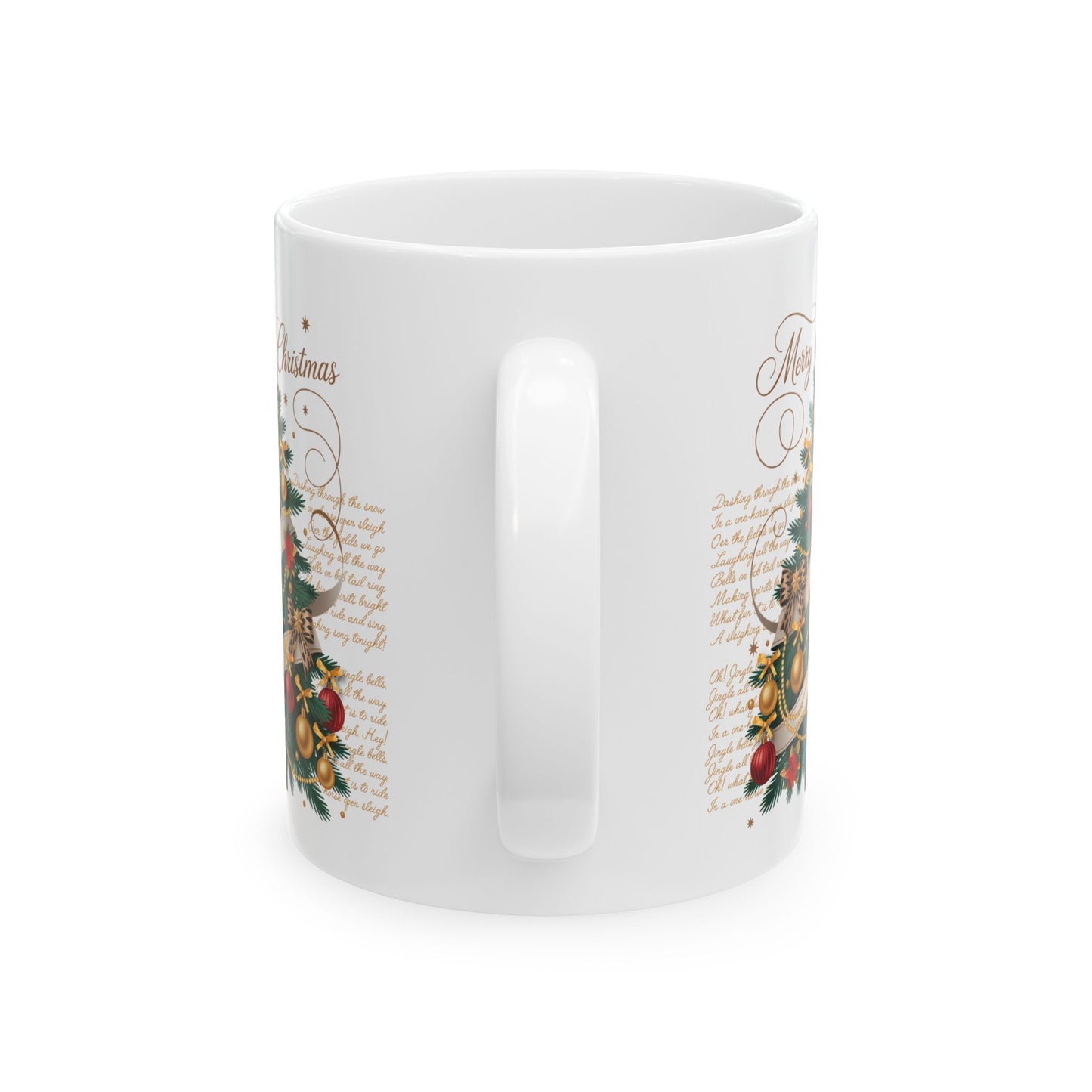 🎄✨ Merry Christmas Tree – Festive Evergreen Coffee Cup ☕