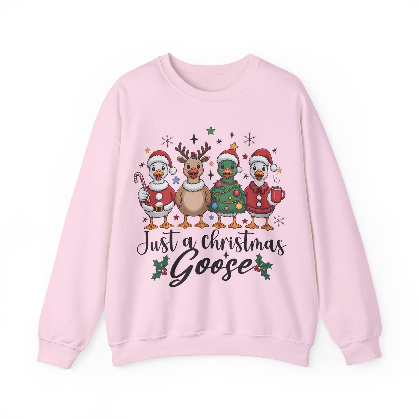 🎄🦆 Christmas Ducks Sweatshirt – Funny Holiday Farm Animal Crewneck 🎁