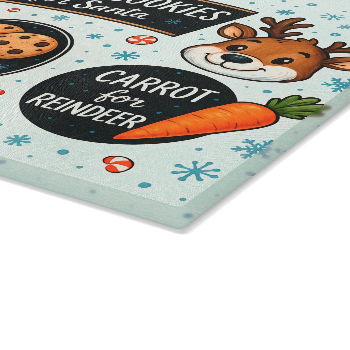 🎅🥛 Milk & Cookies for Santa Cutting Board – Holiday Eve Tradition Tray 🍪🦌