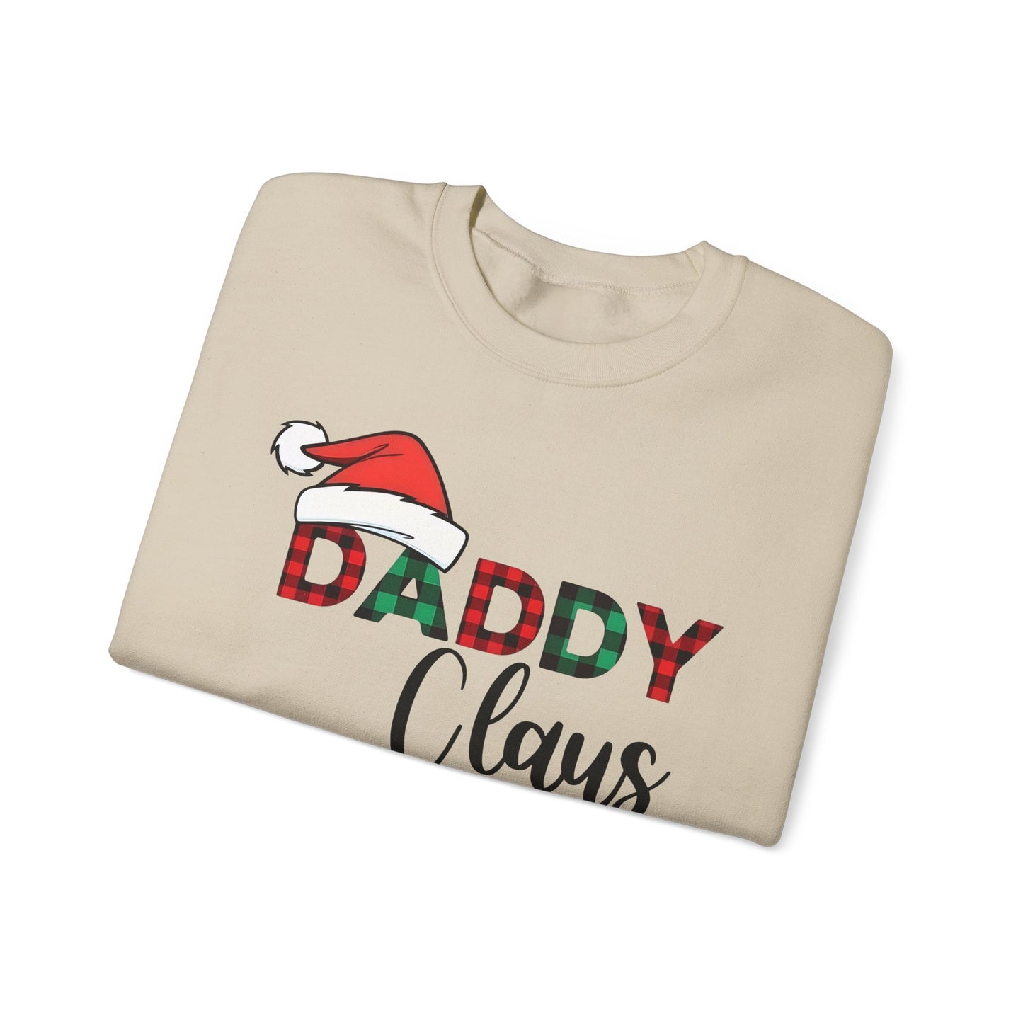 🎅❤️ Daddy Claus Sweatshirt – Cozy Holiday Style for Festive Dads ❄️✨
