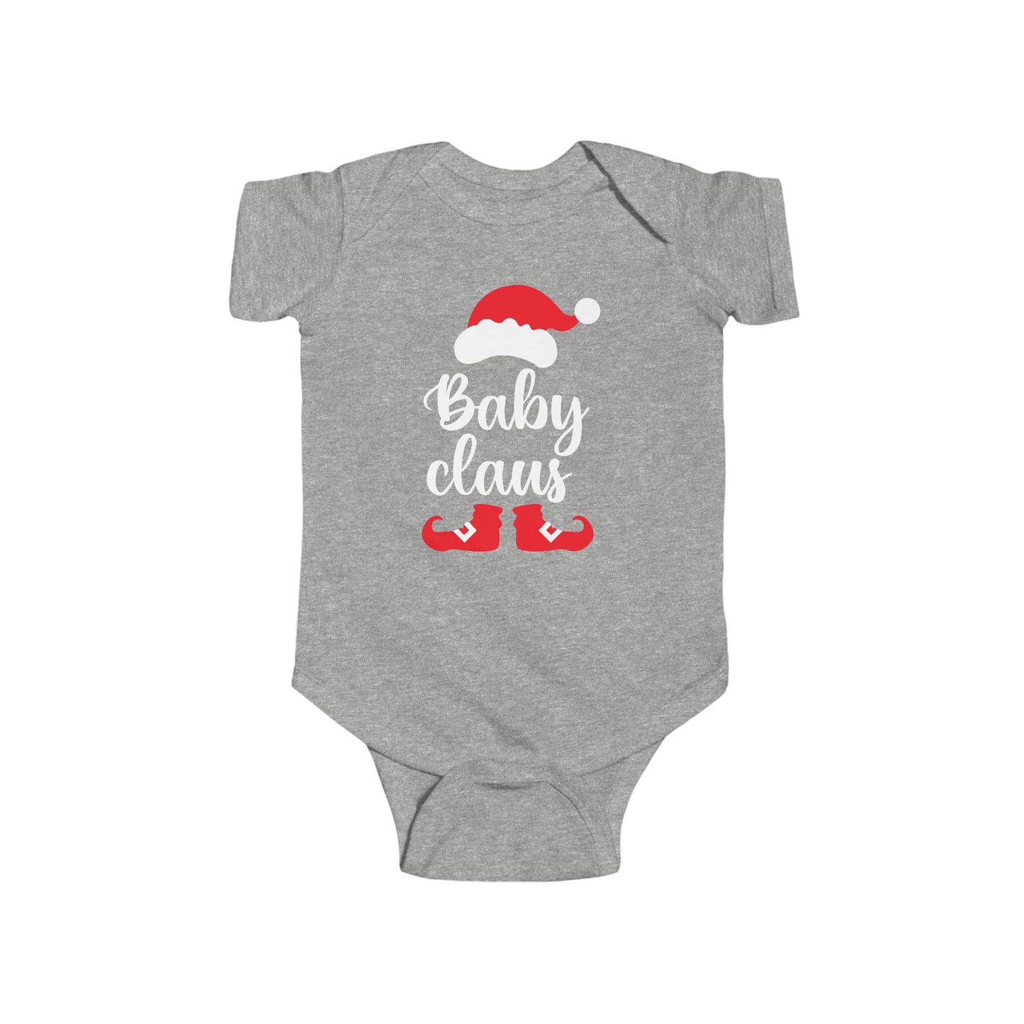 🎅✨ Baby Claus Holiday Onesie – Festive Santa Hat & Boots Design 🍼❤️