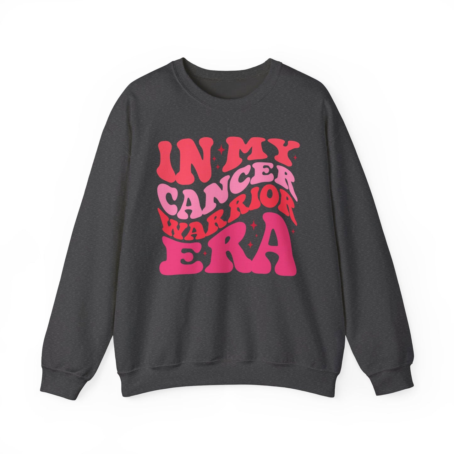 🌟🎀 In My Cancer Warrior Era Sweatshirt – Retro Breast Cancer Awareness Crewneck