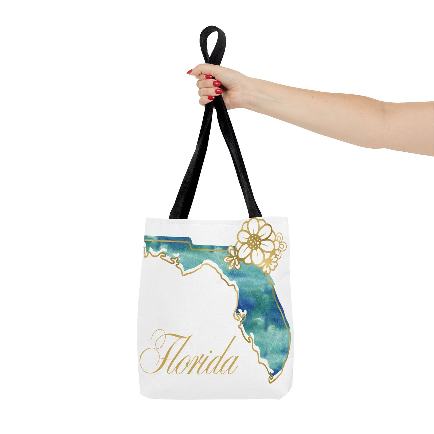 🌸 Florida State Floral Tote Bag – Elegant, Coastal & Practical 👜