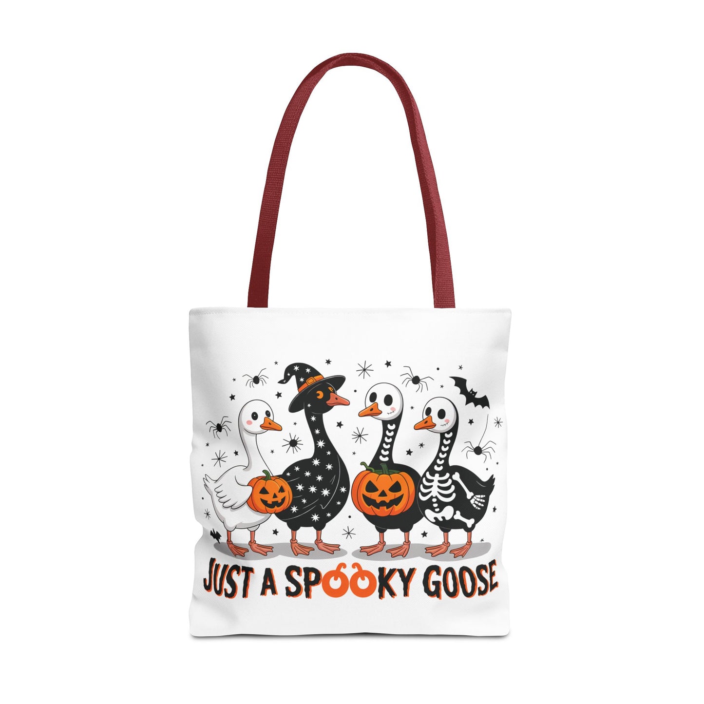 🦢 Just a Spooky Goose Tote Bag – Honkin’ Into Halloween 🎃👻