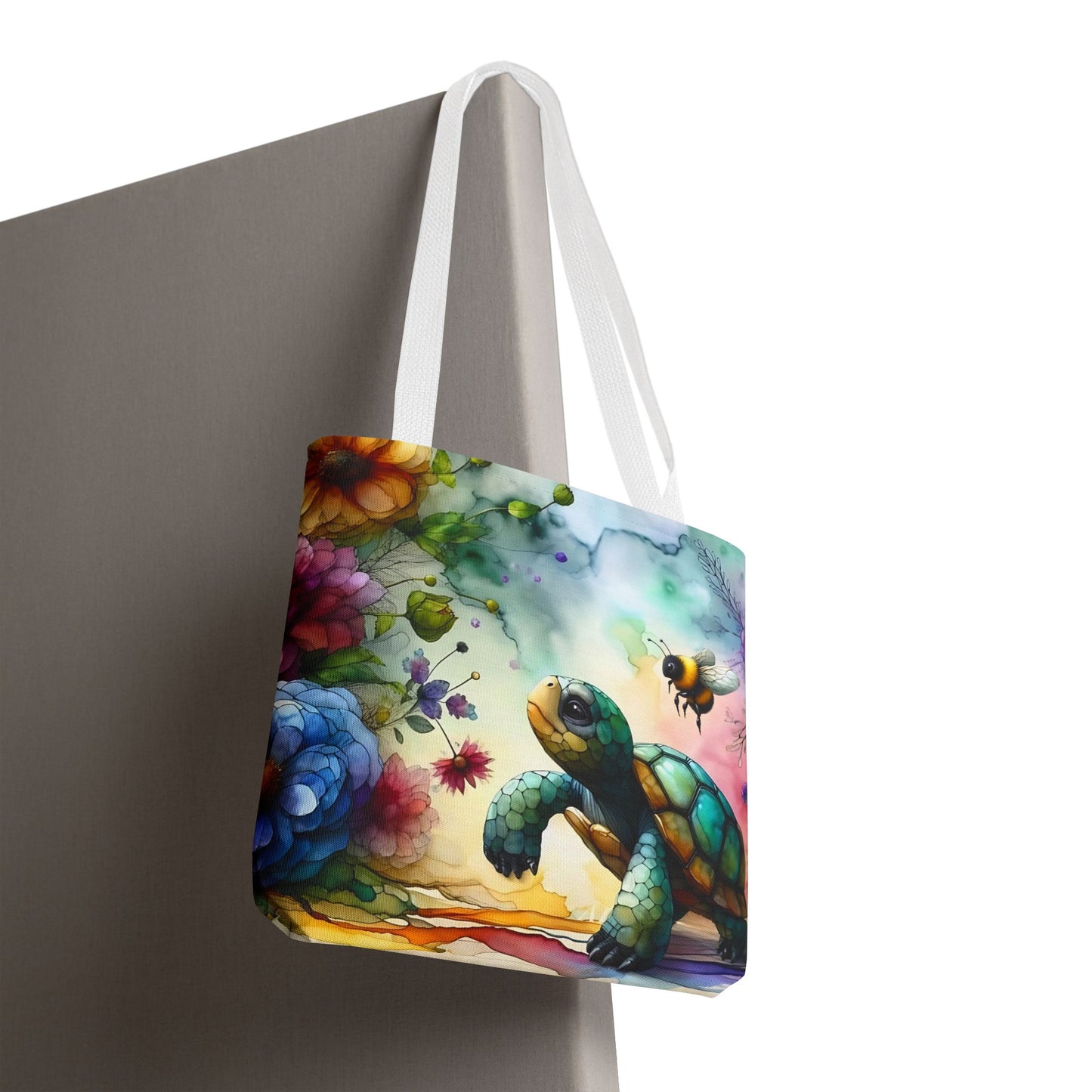Bolsa de mano - Diseño de tortugas coloridas