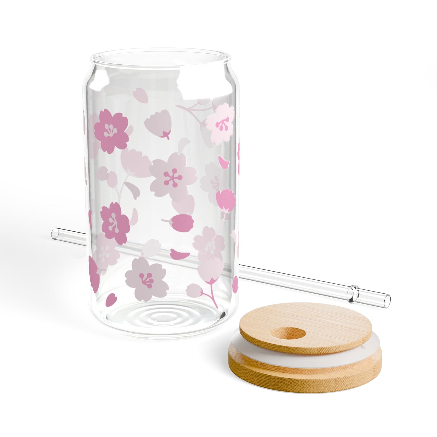 Vaso para beber Sakura Blossom: pétalos de rosa suave en flor