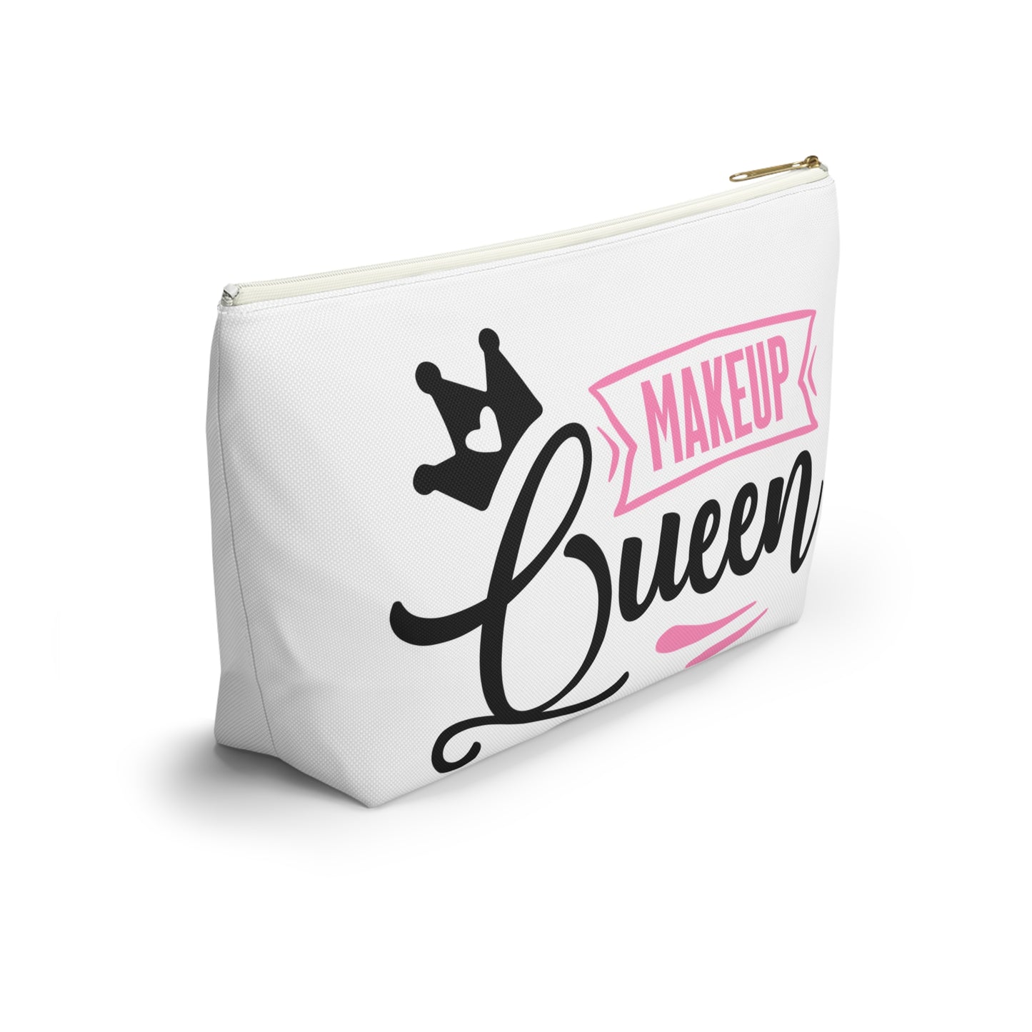Accessory Pouch – "Makeup Queen" Pink Makeup Bag
