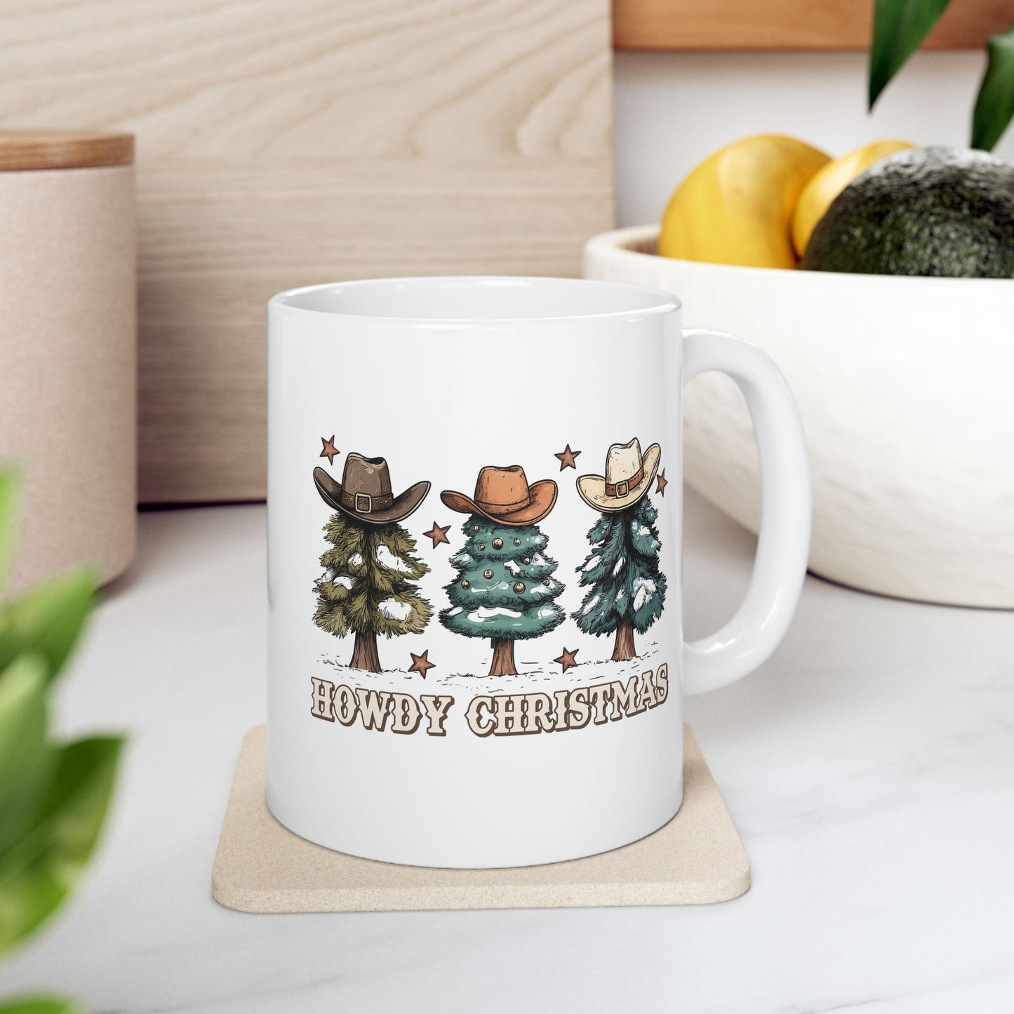 🎄🤠 Howdy Christmas Cowboy Mug – Western Holiday Cheer in Every Sip! ☕⭐
