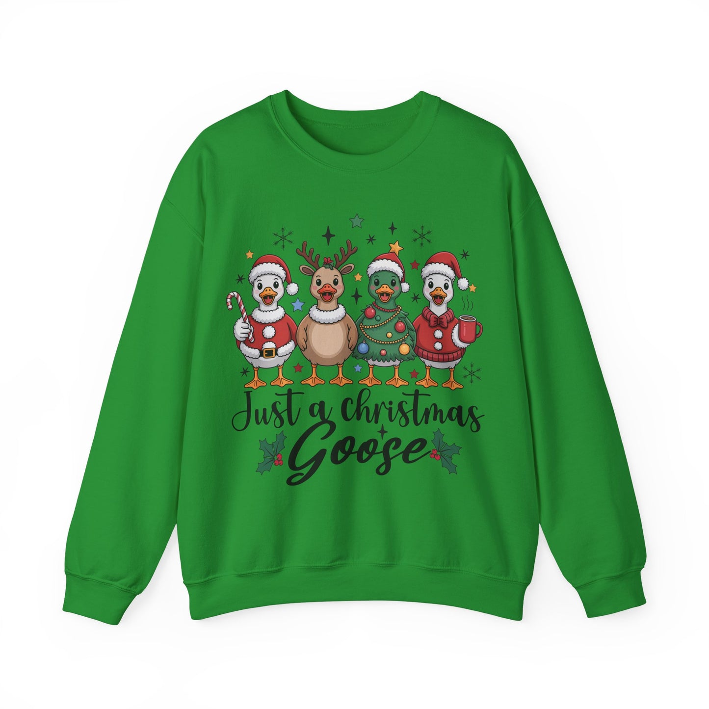 🎄🦆 Christmas Ducks Sweatshirt – Funny Holiday Farm Animal Crewneck 🎁