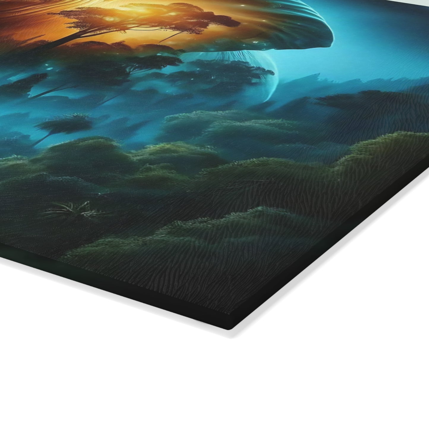 Tabla de cortar de vidrio templado con forma de elefante: presenta una impresionante representación artística de un elefante.