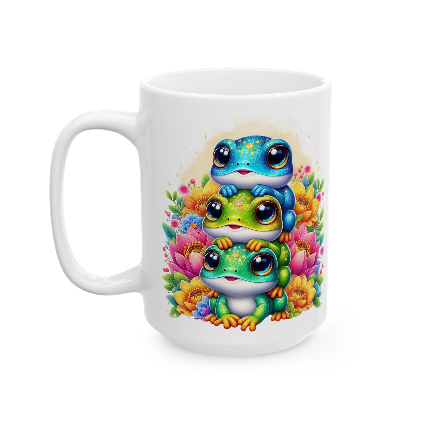 Taza de rana, taza de rana adorable, regalo para amantes de las ranas, taza con diseño de rana, taza con animales, regalo con temática de ranas, ideas para regalos de ranas, decoración de ranas, taza con anfibios
