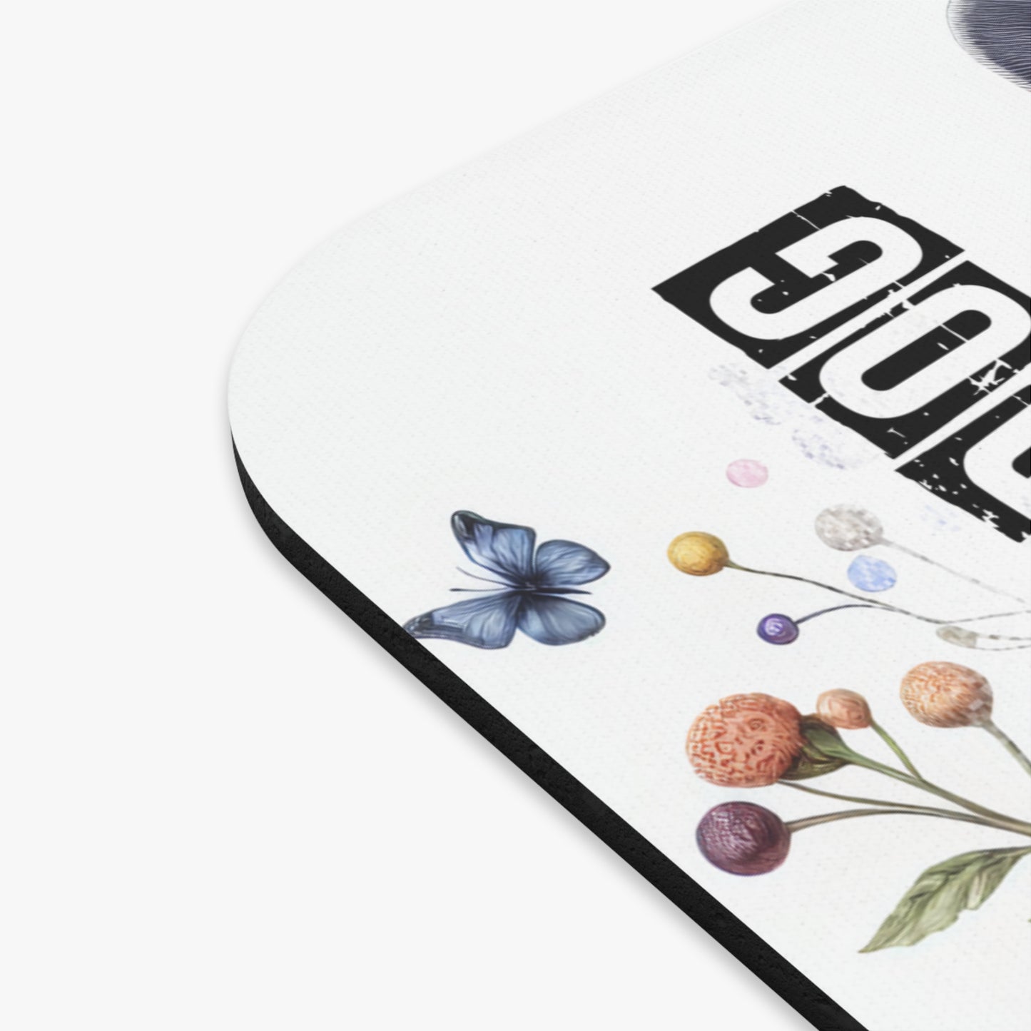 🖱️🐾🌻 French Bulldog Mouse Pad – Frenchie Pup with Sunflowers Desk Art