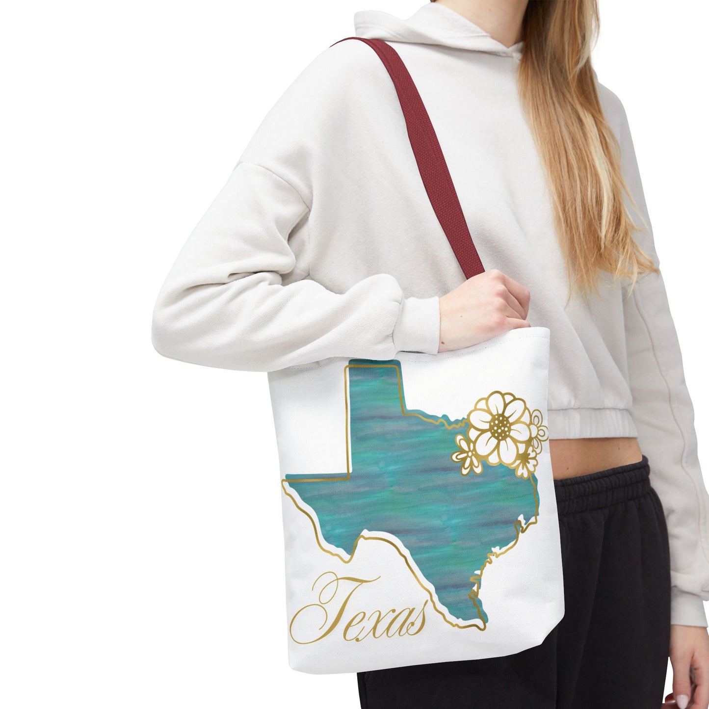 🎨 Texas State Floral Tote Bag – Elegant, Practical & Southern Charm 🌸