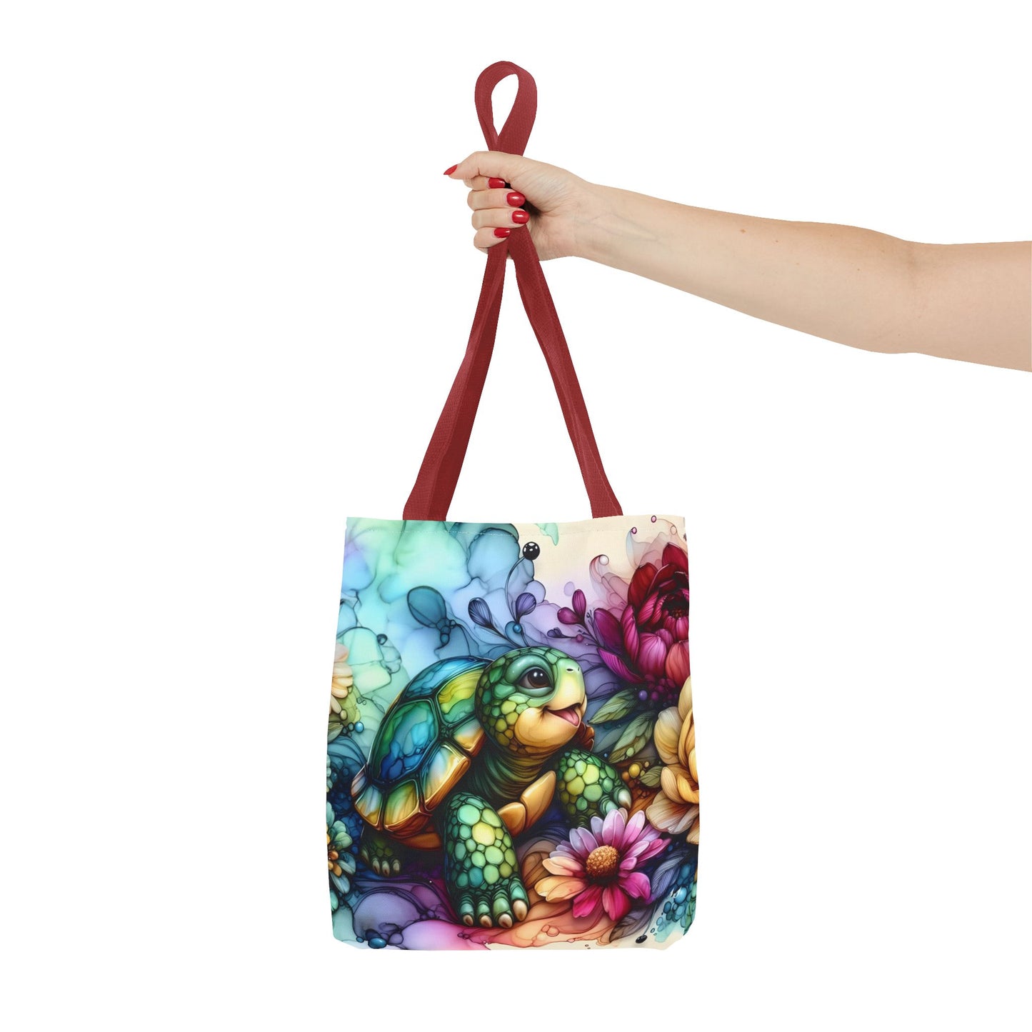 Bolsa de mano - Diseño de tortugas coloridas