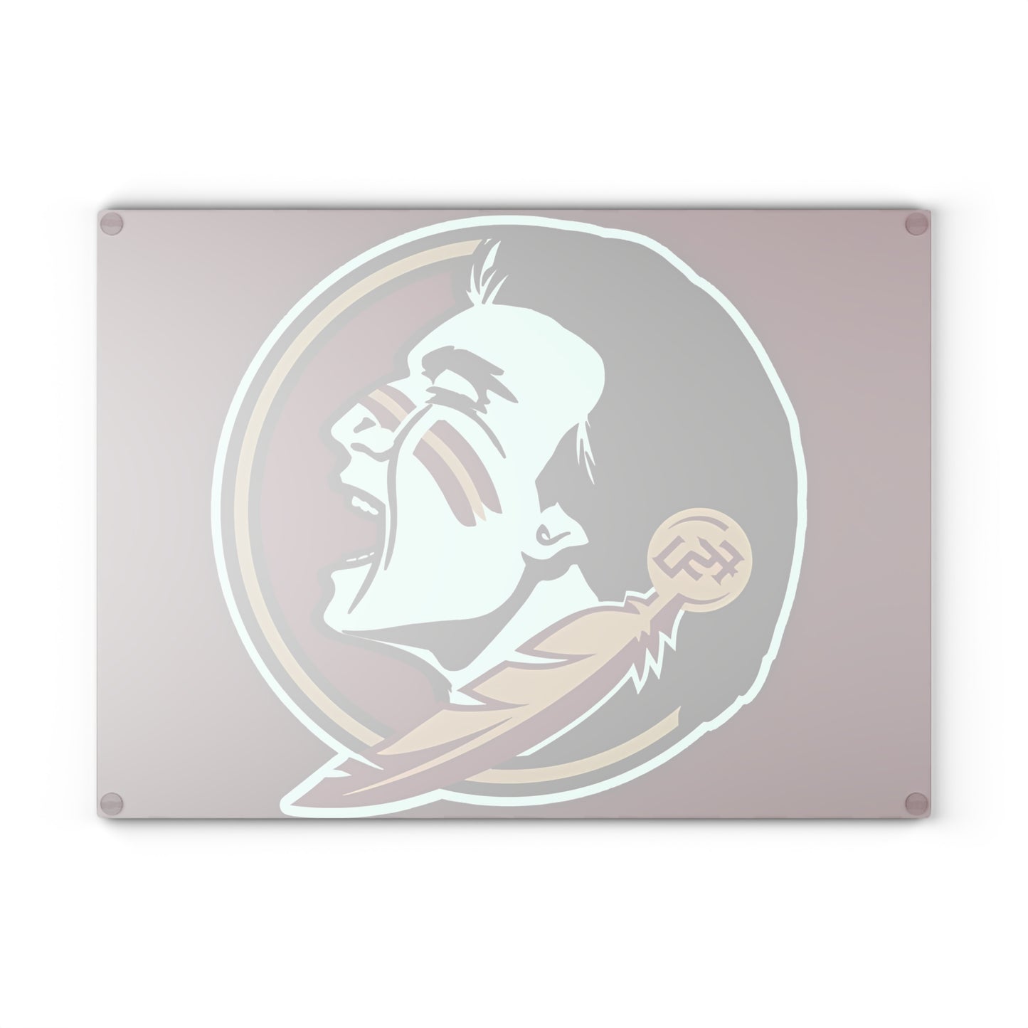 Garnet & Gold Warrior Cutting Board – Bold Spirit for Your Kitchen