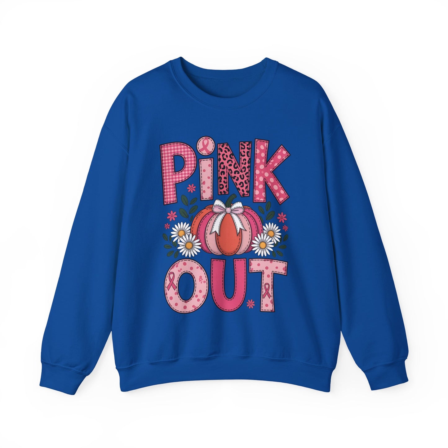 🎃🎀 Pink Out Pumpkin Sweatshirt – Fall Breast Cancer Awareness