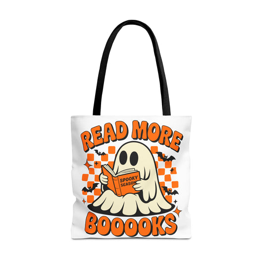📚 Read More Booooks Halloween Tote Bag – Spooky Reads in Style 👻👜