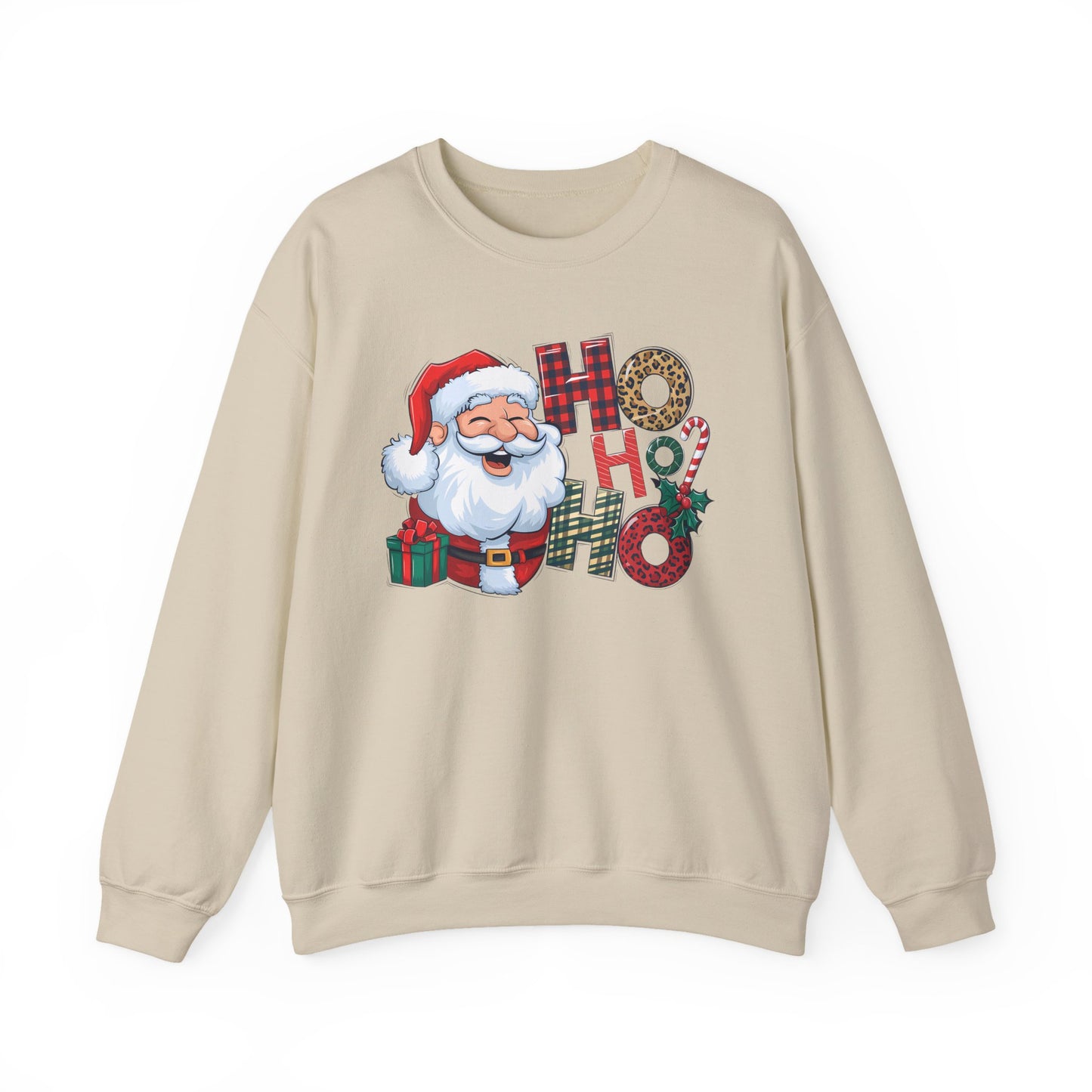 🎅✨ HO HO HO Santa Sweatshirt – Classic Holiday Cheer 🎄🎁
