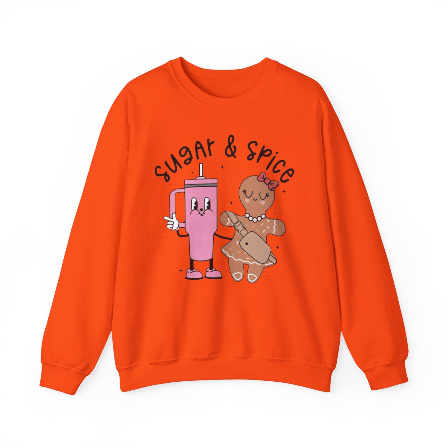 🍬✨ Sugar & Spice Sweatshirt – Sweet Gingerbread & Cozy Vibes 🎄☕