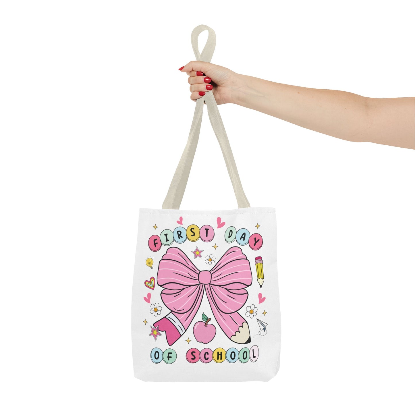 🎀 Coquette First Day of School Tote – Sweet Style for a Smart Start 📚