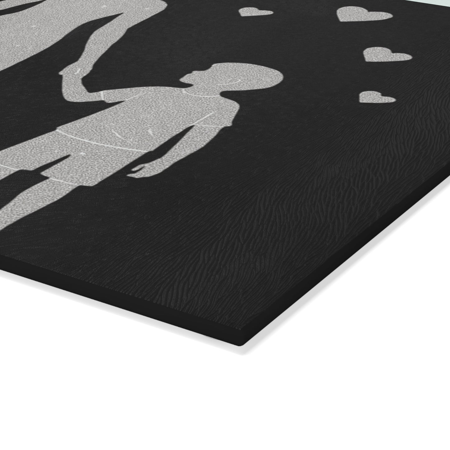 👩‍👧‍👦✨ Mother & Children Silhouette Cutting Board – A Timeless Family Keepsake 💖🌟