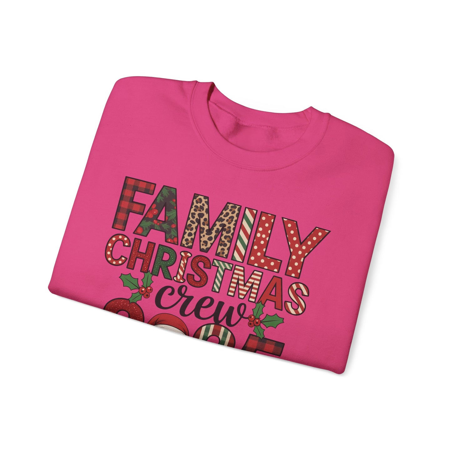 🎄👨‍👩‍👧‍👦 Family Christmas Crew 2025 Sweatshirt – Celebrate the Holidays Together 🎅✨