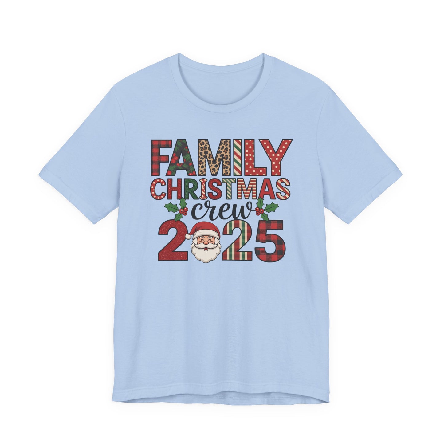 🎅 Family Christmas Crew 2025 T-Shirt – Matching Holiday Santa Tee 🌲✨