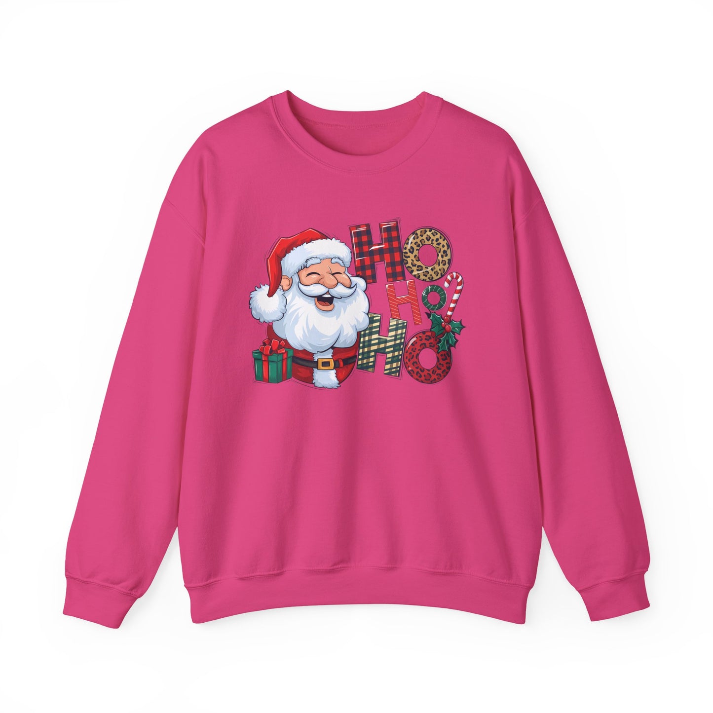 🎅✨ HO HO HO Santa Sweatshirt – Classic Holiday Cheer 🎄🎁