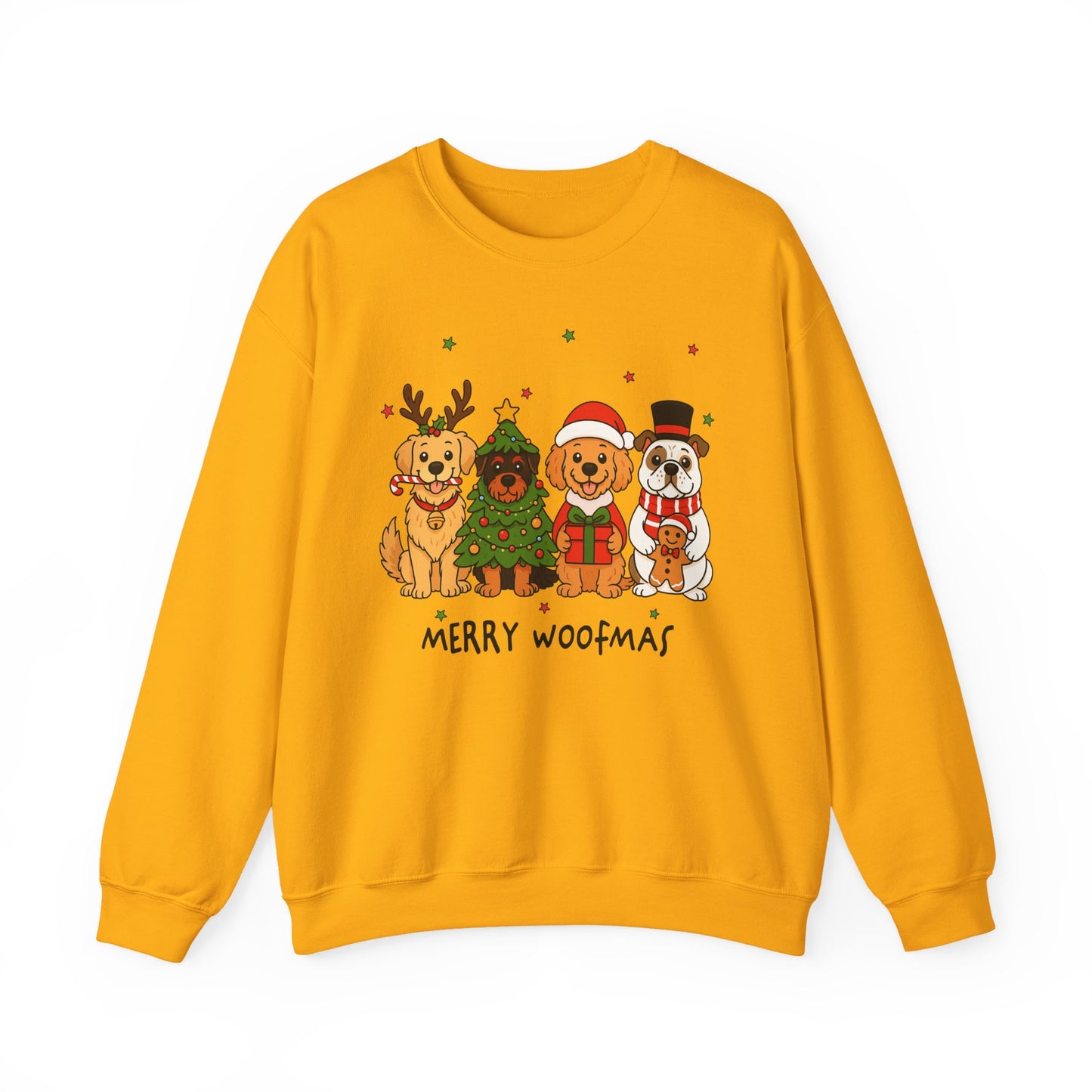 🐶🎄 Merry Woofmas Sweatshirt – Festive Dog Lovers Holiday Crewneck