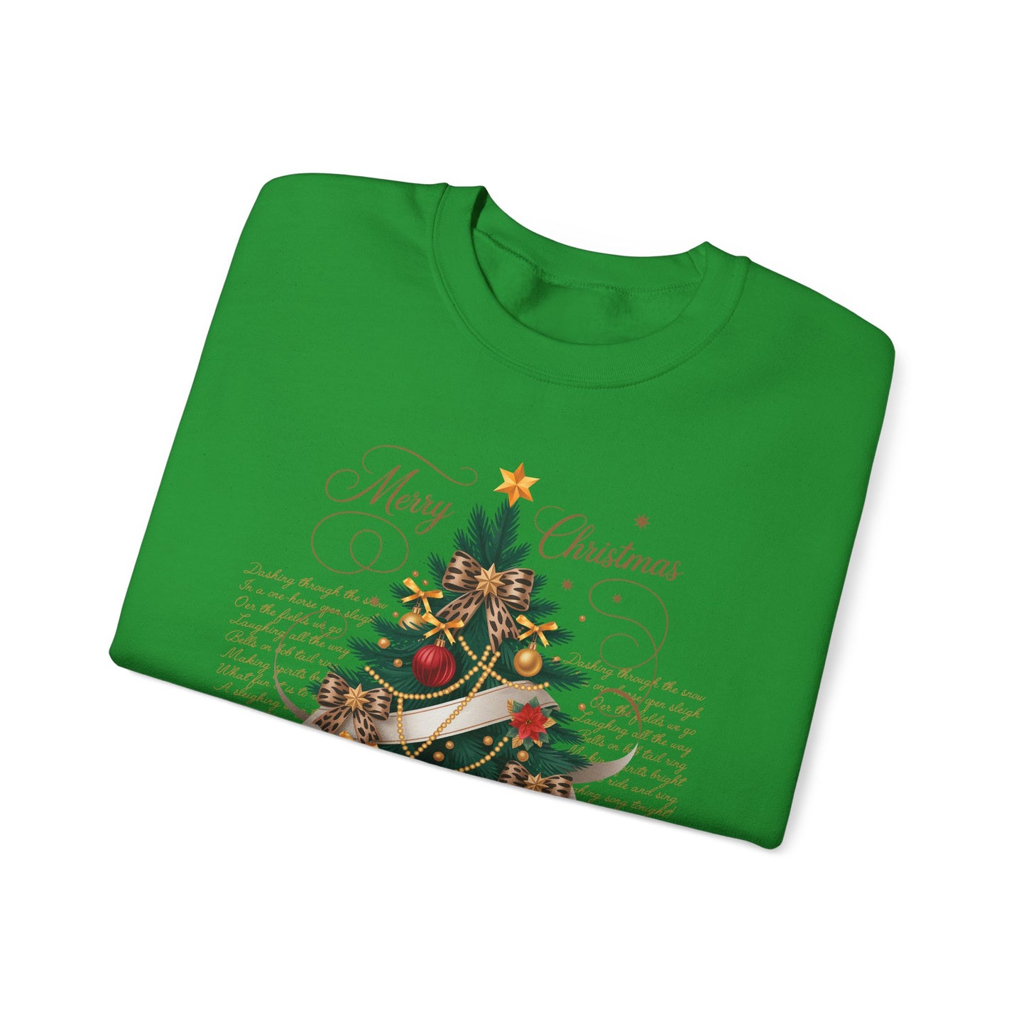 🎄✨ Merry Christmas Tree Sweatshirt – Classic Festive Elegance for 2025 ✨🎅