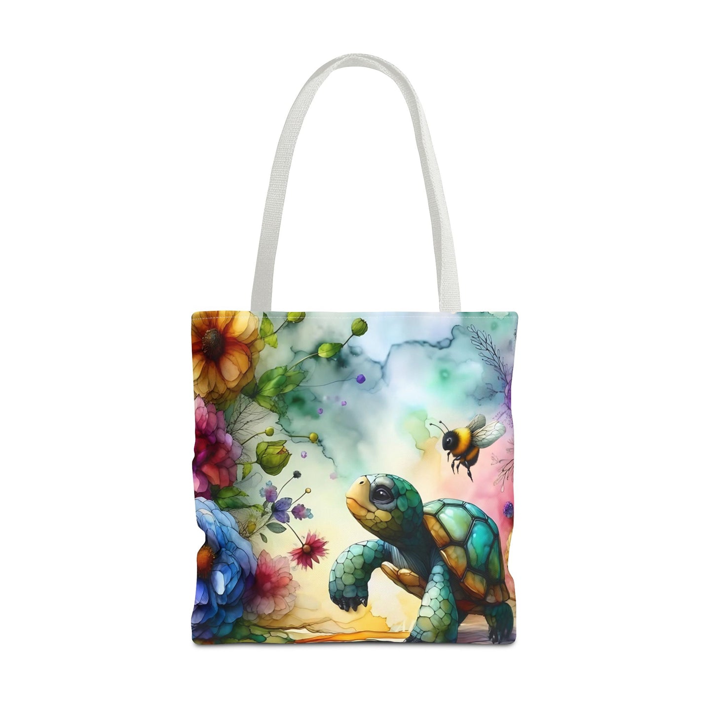 Bolsa de mano - Diseño de tortugas coloridas