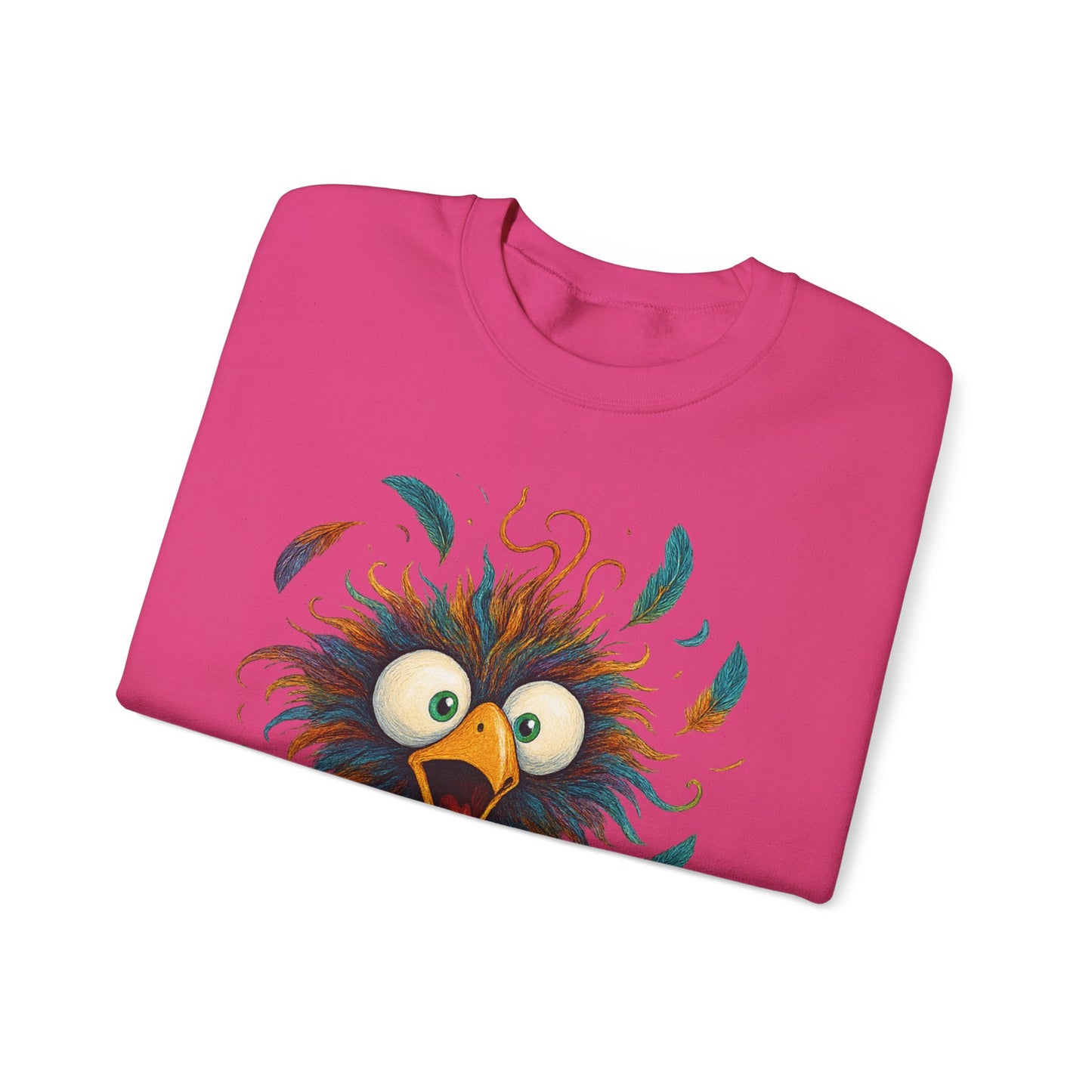 🍂🪽 F.CAW.F Funny Bird Sweatshirt – Quirky Fowl Humor for Everyday Laughs