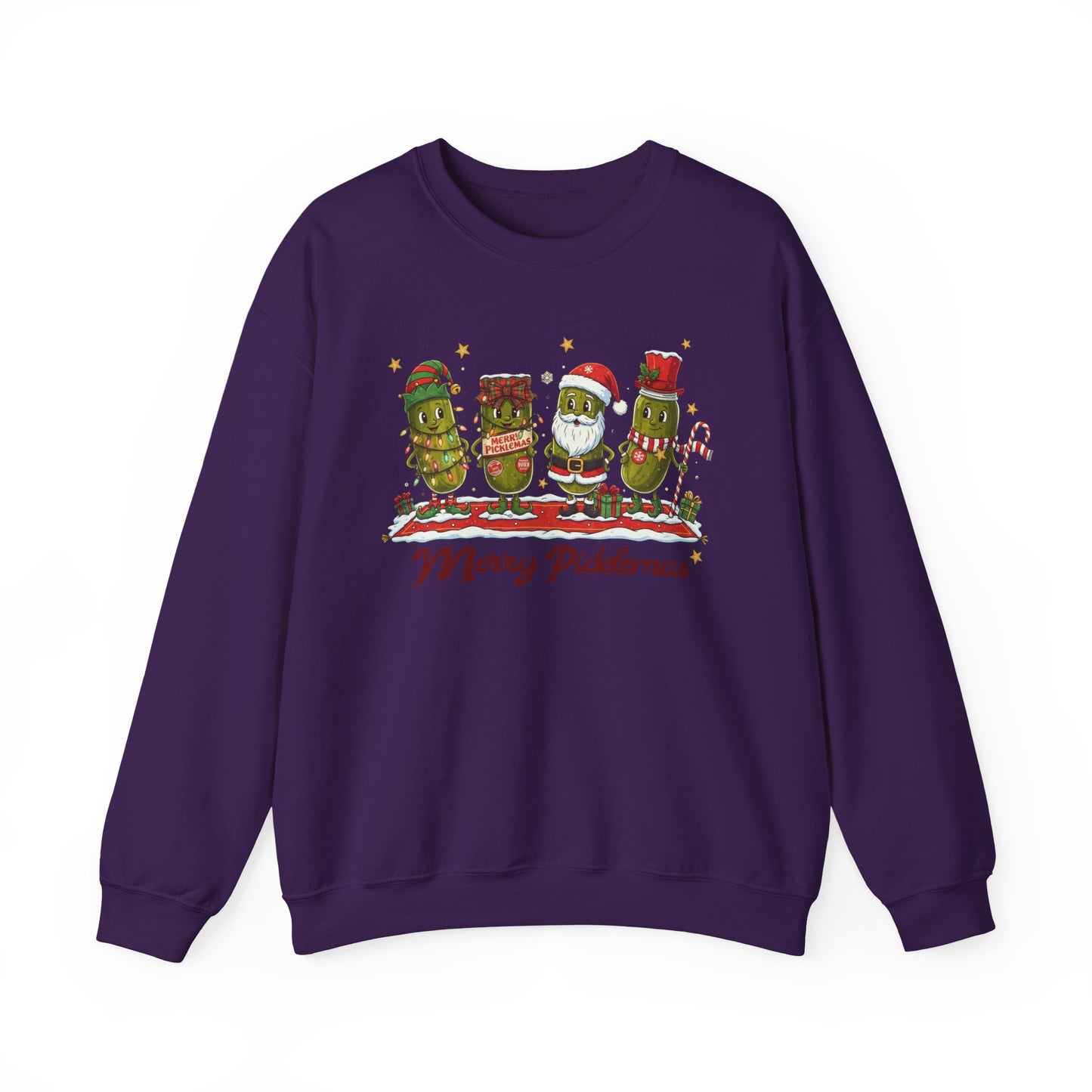 🎄🥒 Merry Picklemas Sweatshirt – Funny Holiday Dill-Lovers Gift