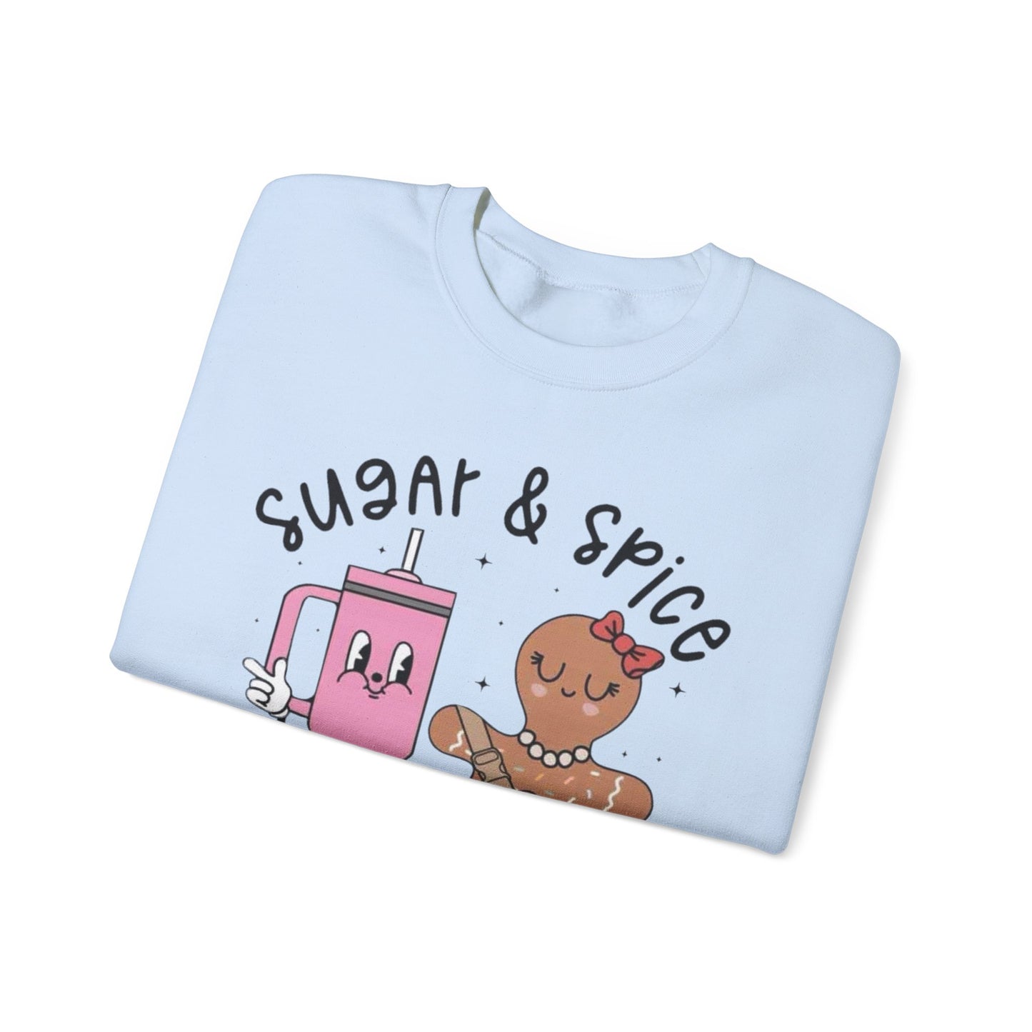 🍬✨ Sugar & Spice Sweatshirt – Sweet Gingerbread & Cozy Vibes 🎄☕