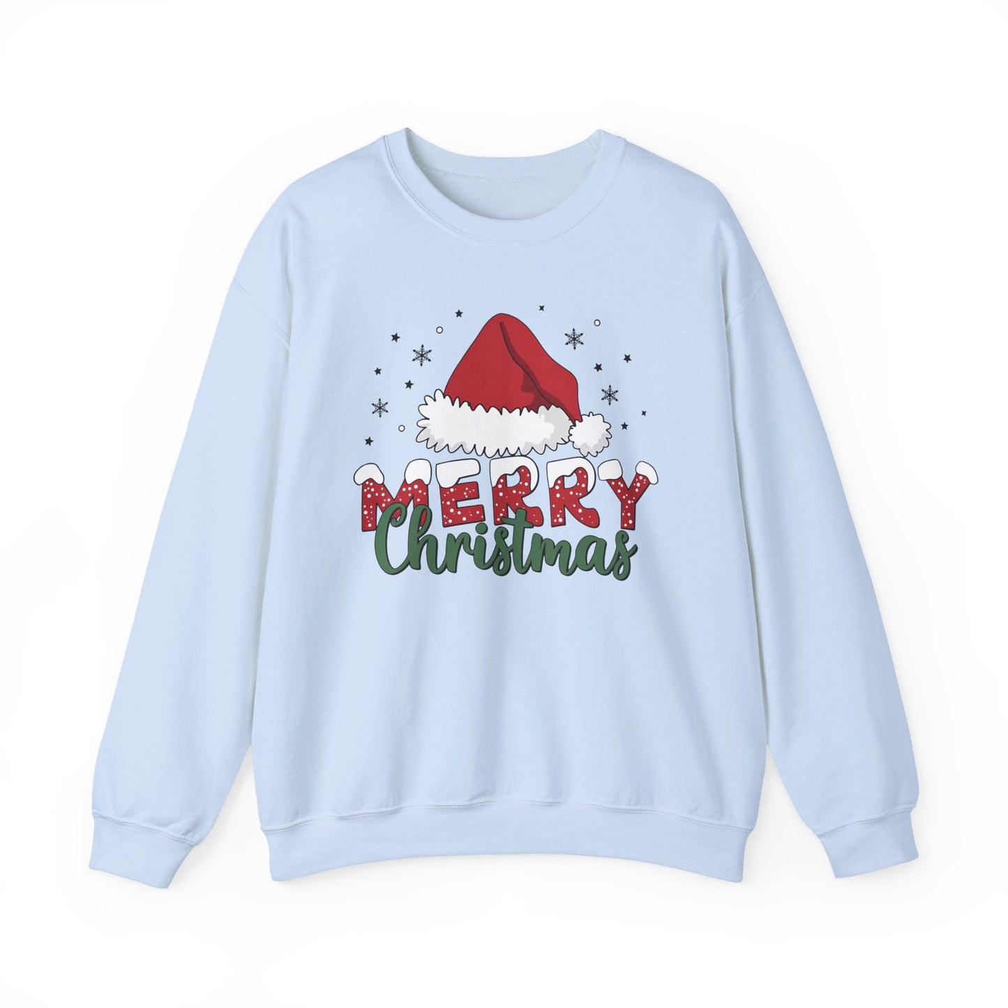 🎅✨ Merry Christmas Santa Hat Sweatshirt – Classic Festive Holiday Style