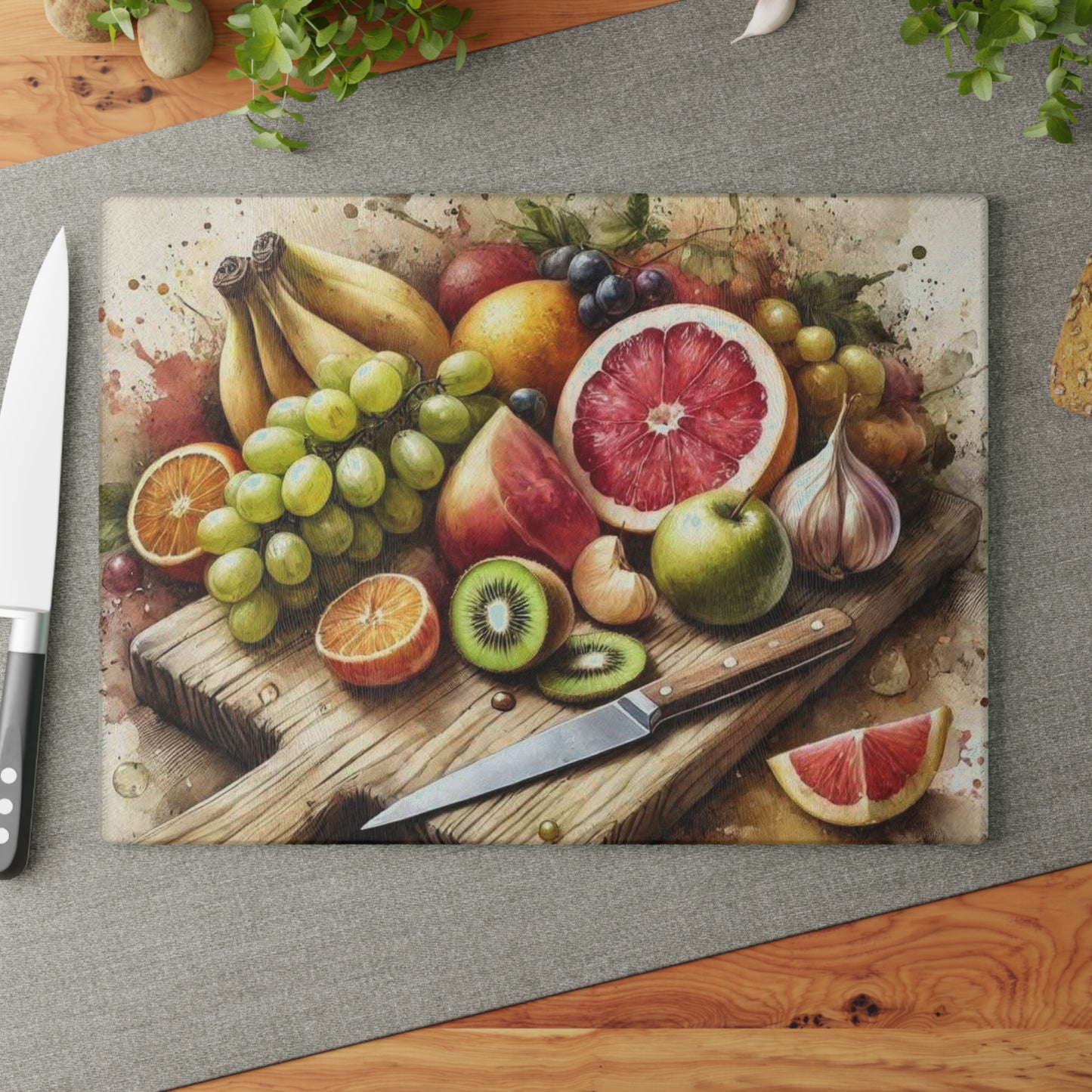 fruit display, cutting board, charcuterie board, fruit platter, cheese board ideas, kitchen presentation, party food decorative kitchenware,