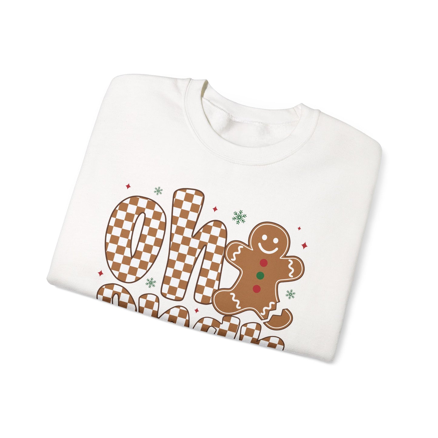 🍪✨ Oh Snap Gingerbread Crewneck – Cozy Pun for Cookie Lovers 🎄😄