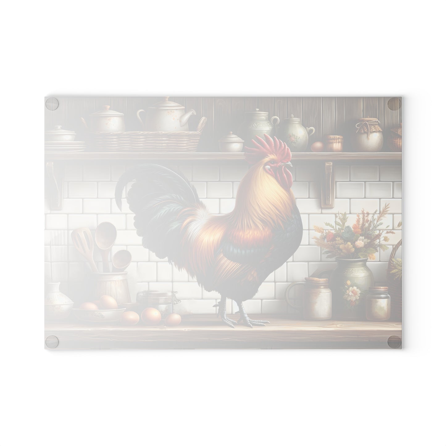 🪵🐓 Rustic Rooster Cutting Board – Farmhouse Flair Meets Vintage Charm